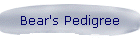 Bear's Pedigree